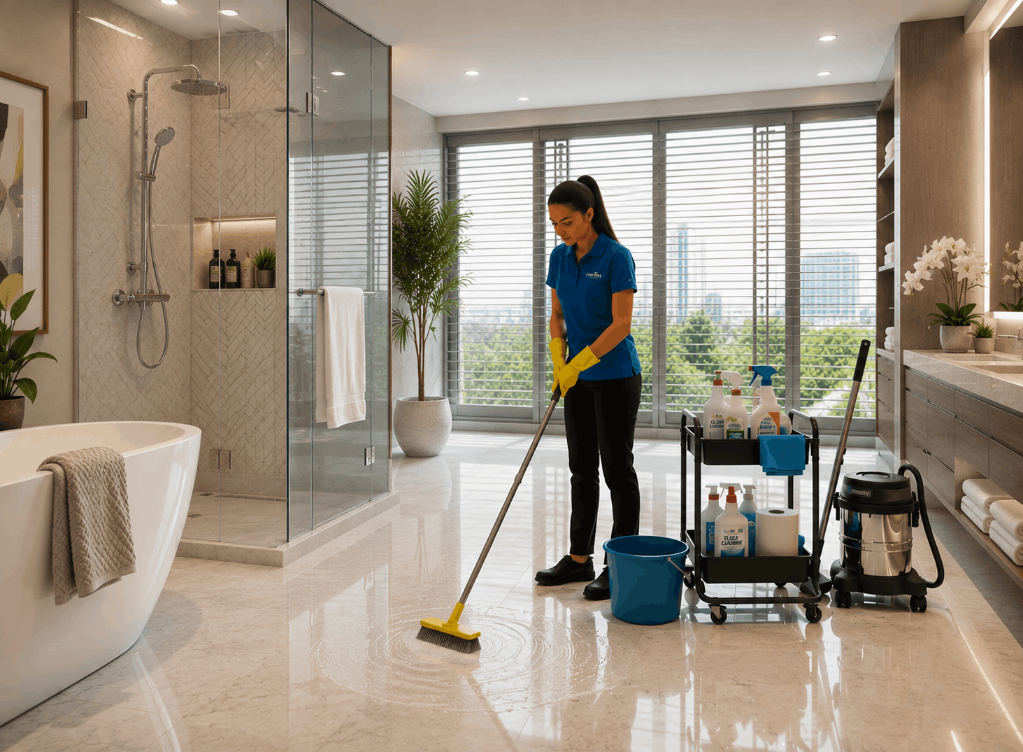 Deep Cleaning in Dubai by HAJ Prime female staff