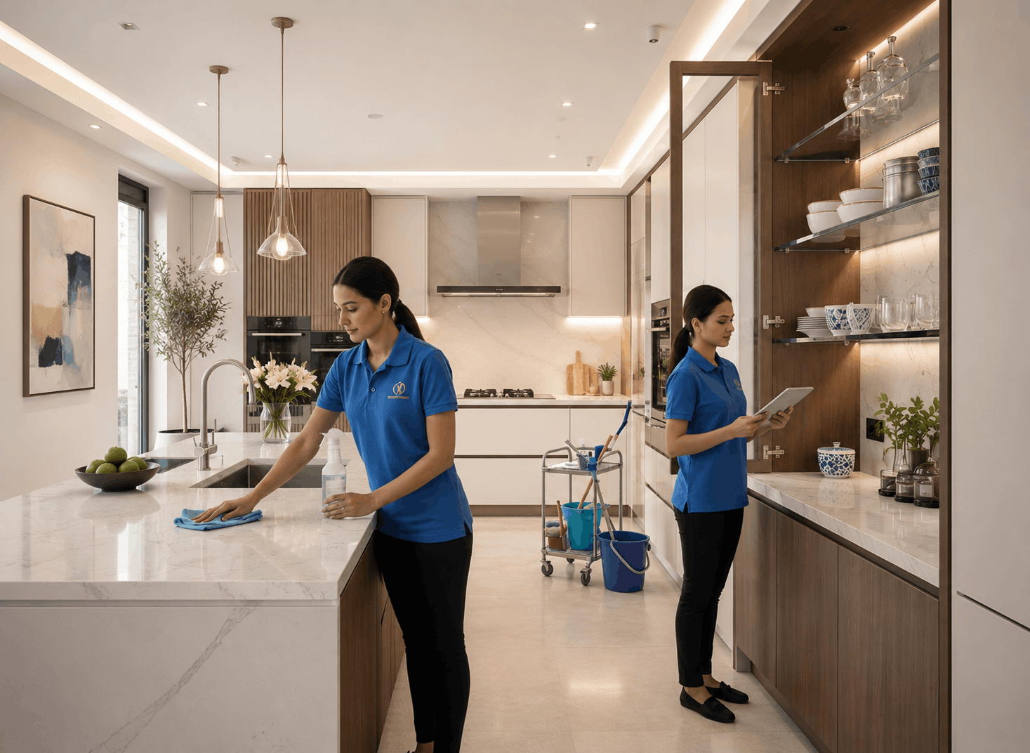 Home Cleaning in Dubai by HAJ Prime female staff