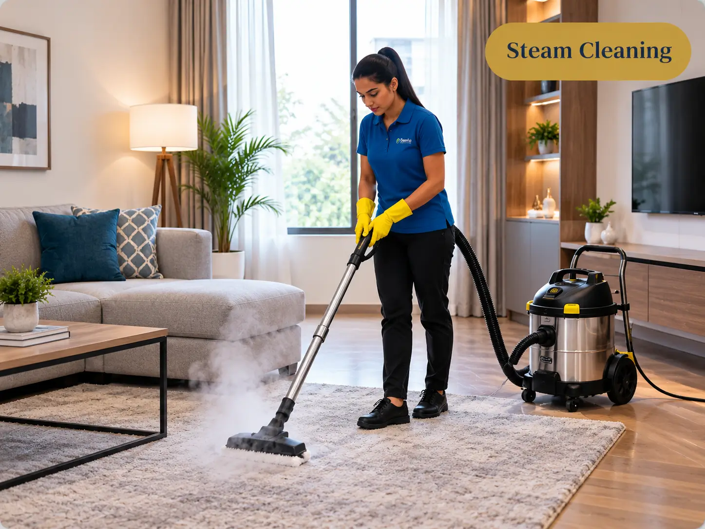 Steam Cleaning in Dubai — HAJ Prime female cleaning specialists